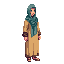 Young woman avatar, stage 1