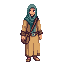 Young woman avatar, stage 2 at level 5