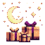 Eid seasonal art: festive banners and sweets
